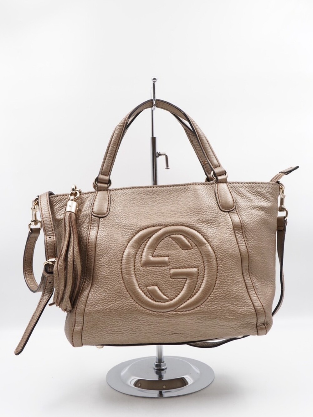 CM09 💗 Gucci Soho Convertible Top Handle Leather